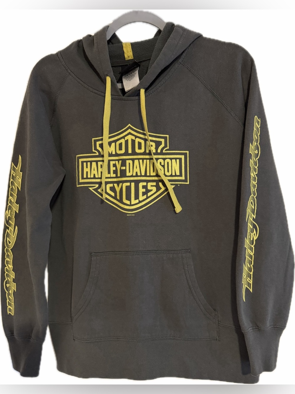 Harley-Davidson Women's Dark Gray Graphic Hoodie – Size Medium